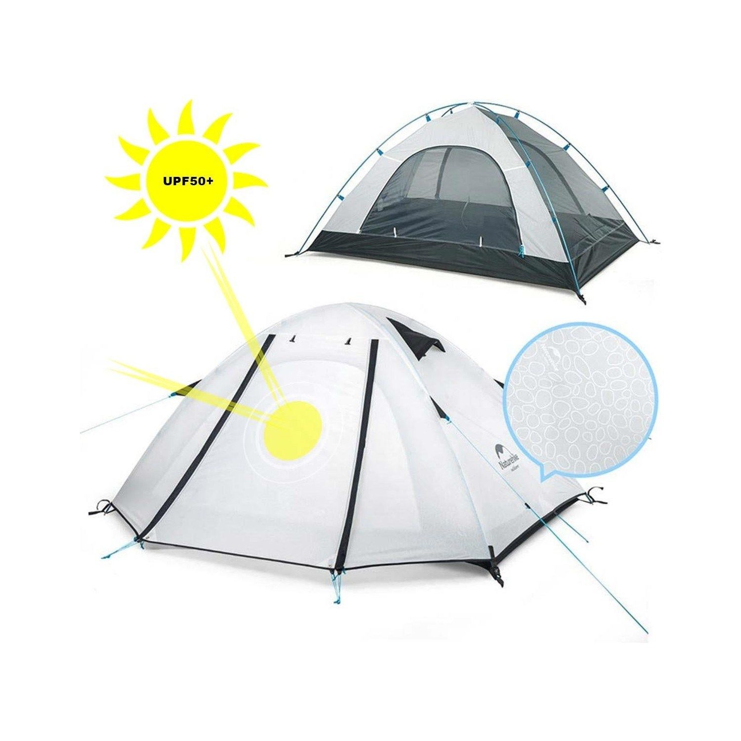 Naturehike P-serisi 4 Kişilik Kamp Çadırı