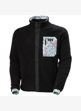 Helly Hansen Panorama Pile Snap Mont Erkek Siyah