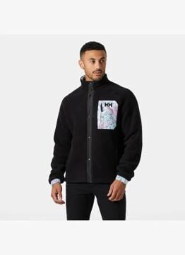 Helly Hansen Panorama Pile Snap Mont Erkek Siyah