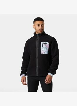 Helly Hansen Panorama Pile Snap Mont Erkek Siyah