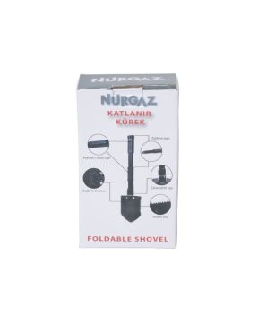 NURGAZ Mini Katlanır Kürek